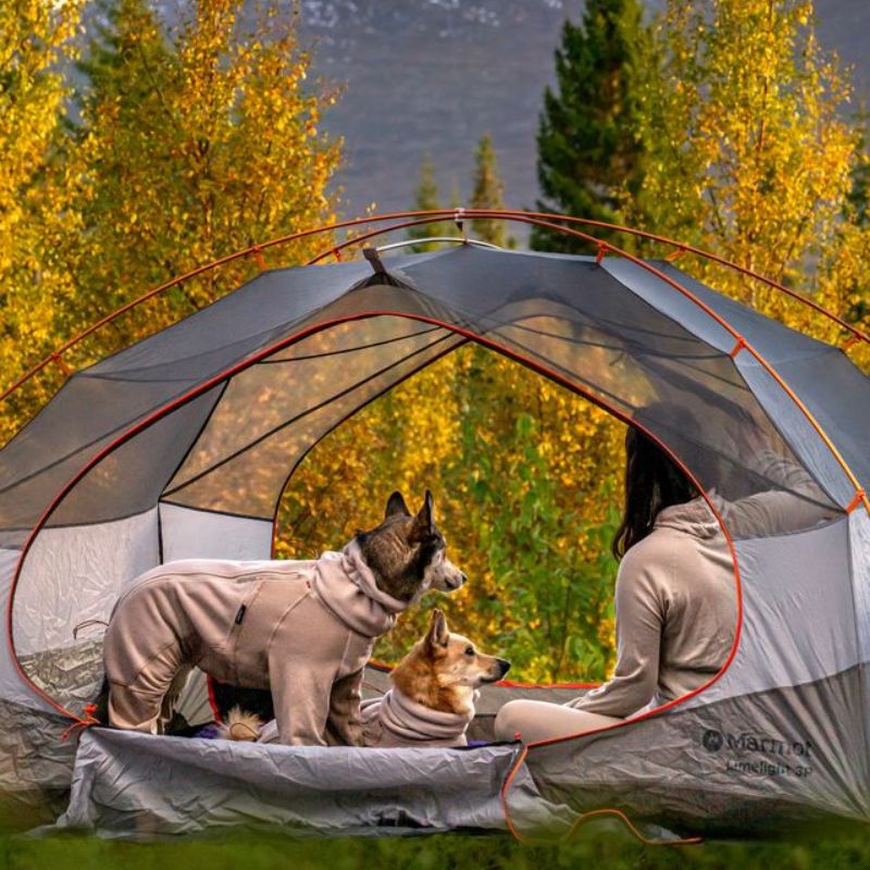 Non-stop dogwear Trail quest fleece overall sand