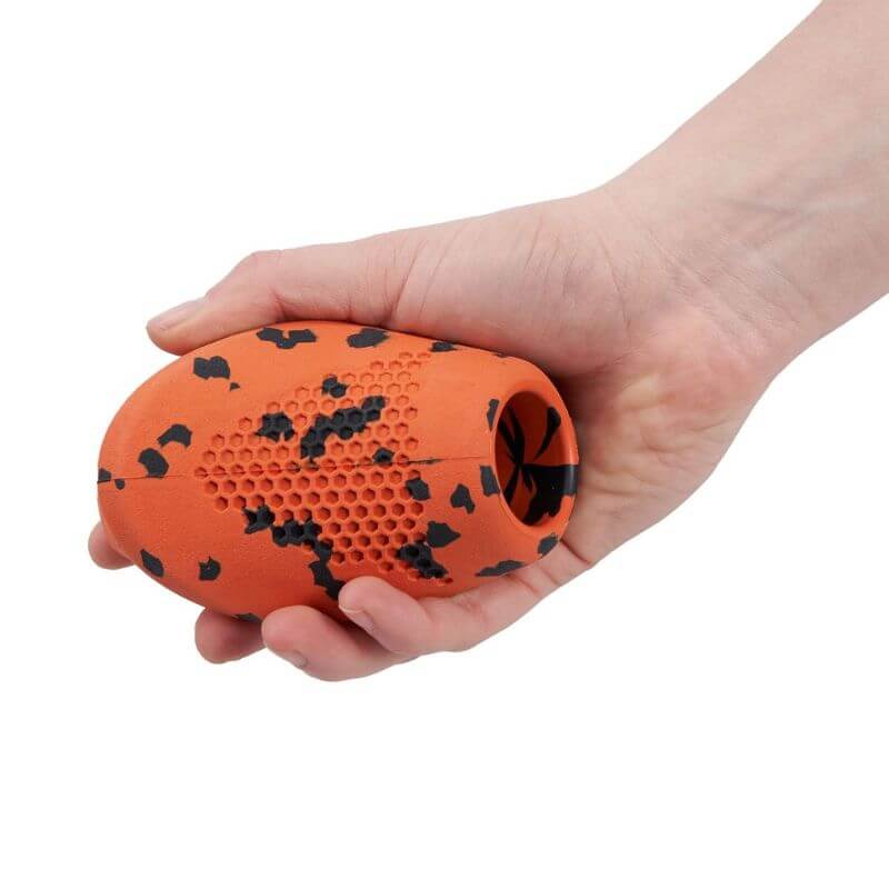Non-stop dogwear Dog throw toy heittolelu, musta-oranssi