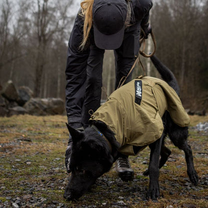Non-stop dogwear Fjord WD koiran sadetakki, oliivi