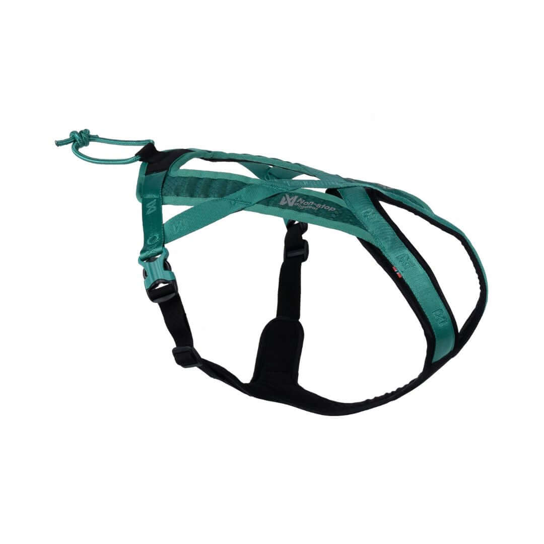 Non-stop dogwear Rush harness lyhyt vetovaljas, teal