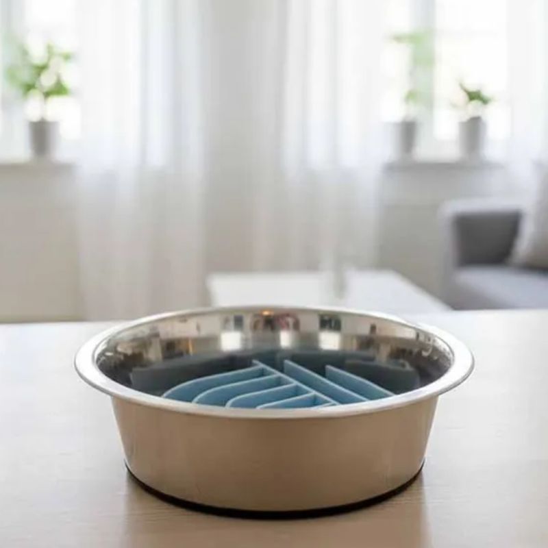 Ozami Slow Feeder Bowl Insert, sininen