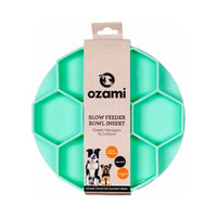 Ozami Slow Feeder Bowl Insert Hexagon, vihreä