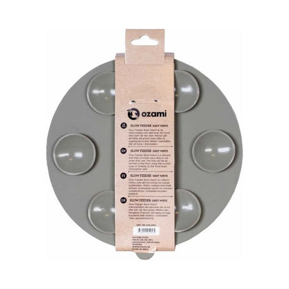 Ozami Slow Feeder Bowl Insert Wave, harmaa