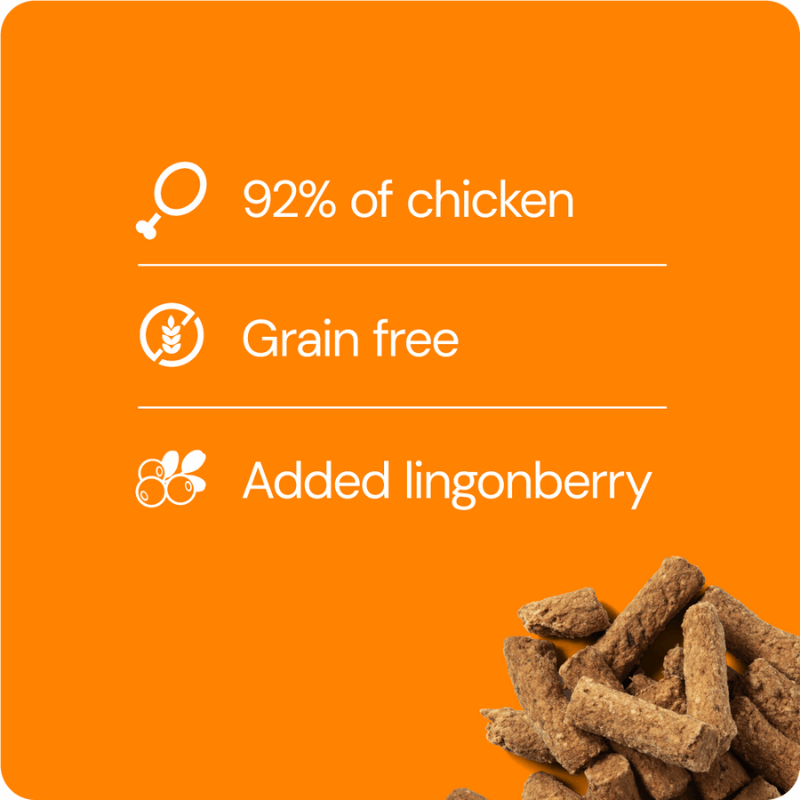 RAUH! Chicken-Lingonberry Treat kana-puolukkaherkku 100 g