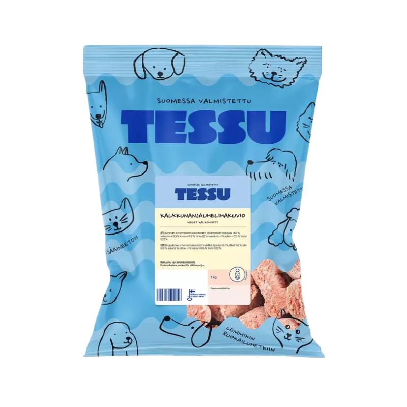 Tessu Kalkkunanjauhelihakuvio 1 kg