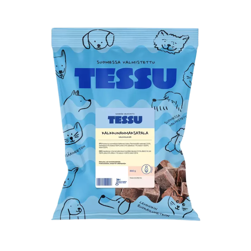 Tessu Kalkkunanmaksapala 800 g
