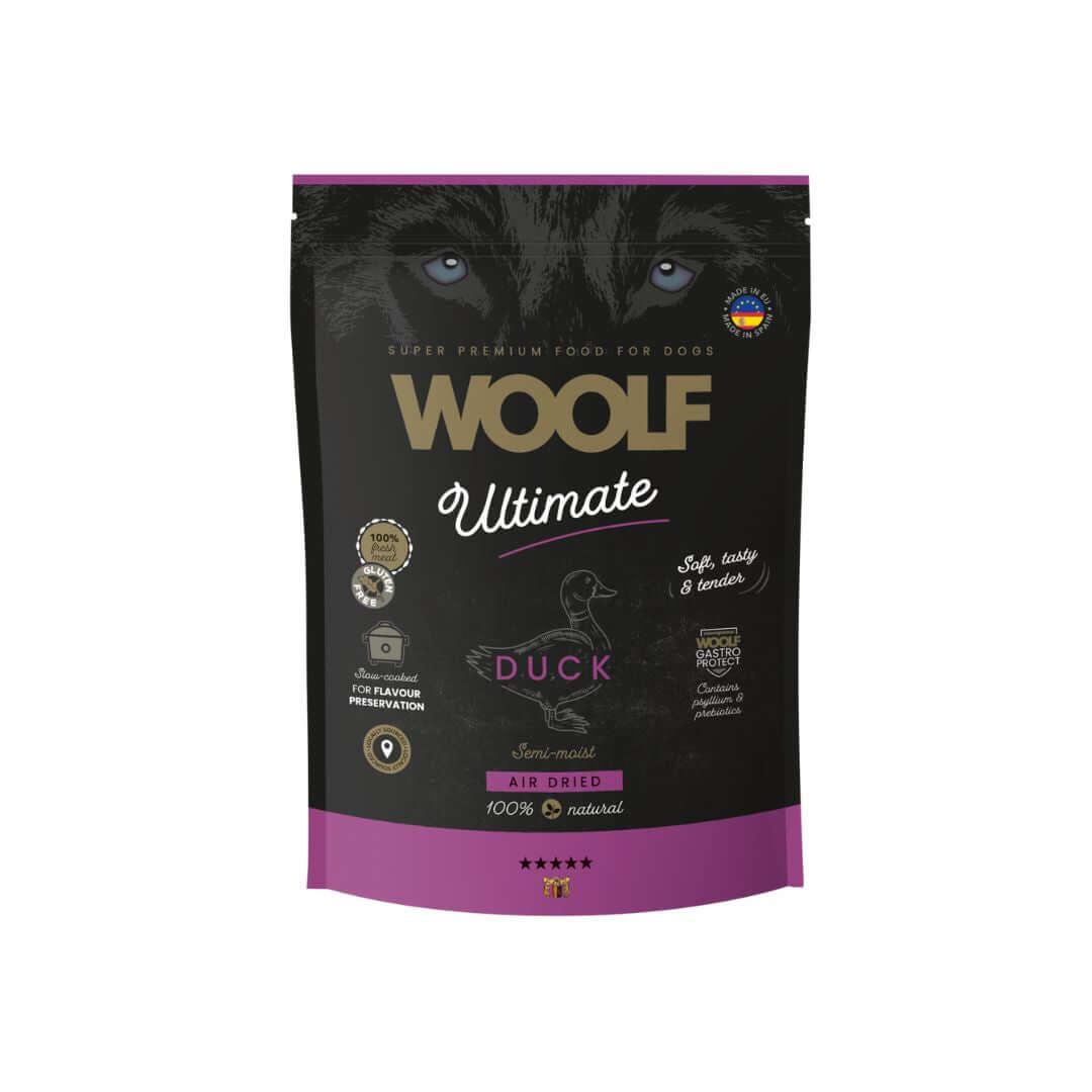 Woolf Ultimate puolikostea koiranruoka ankka 1 kg