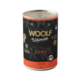 Woolf Ultimate Canned Dogfood - Sika & pellavaöljy, 400g