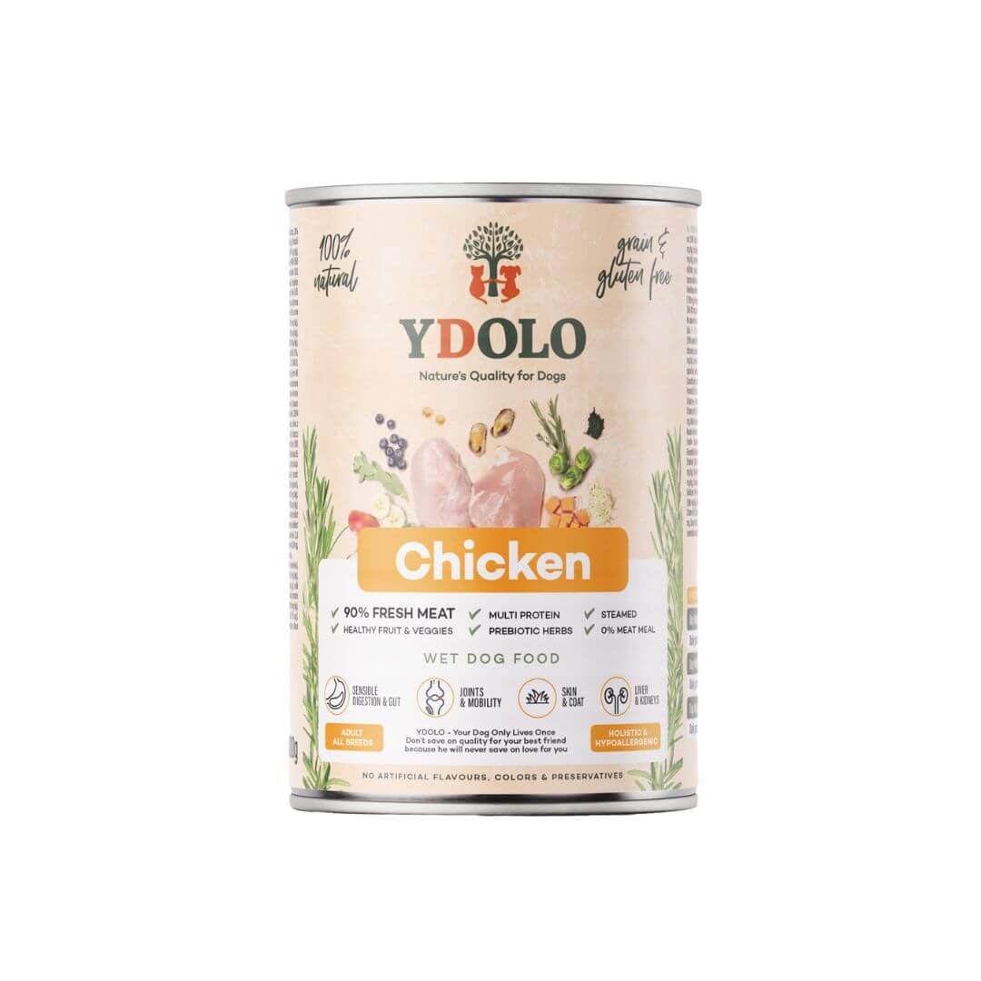 YDOLO Healthy & Pure Chicken märkäruoka 400 g