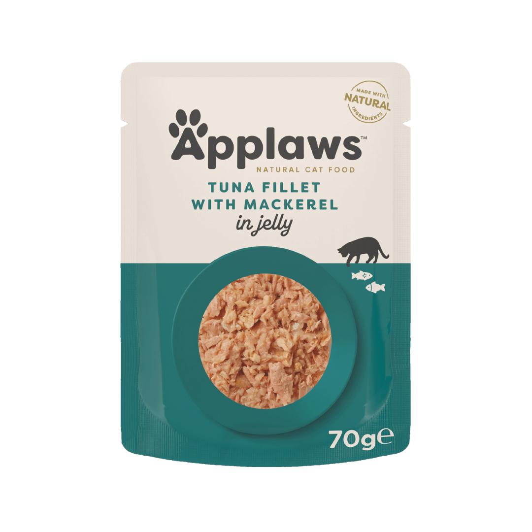 Applaws Tonnikala & Makrilli hyytelössä 70 g kissan märkäruoka