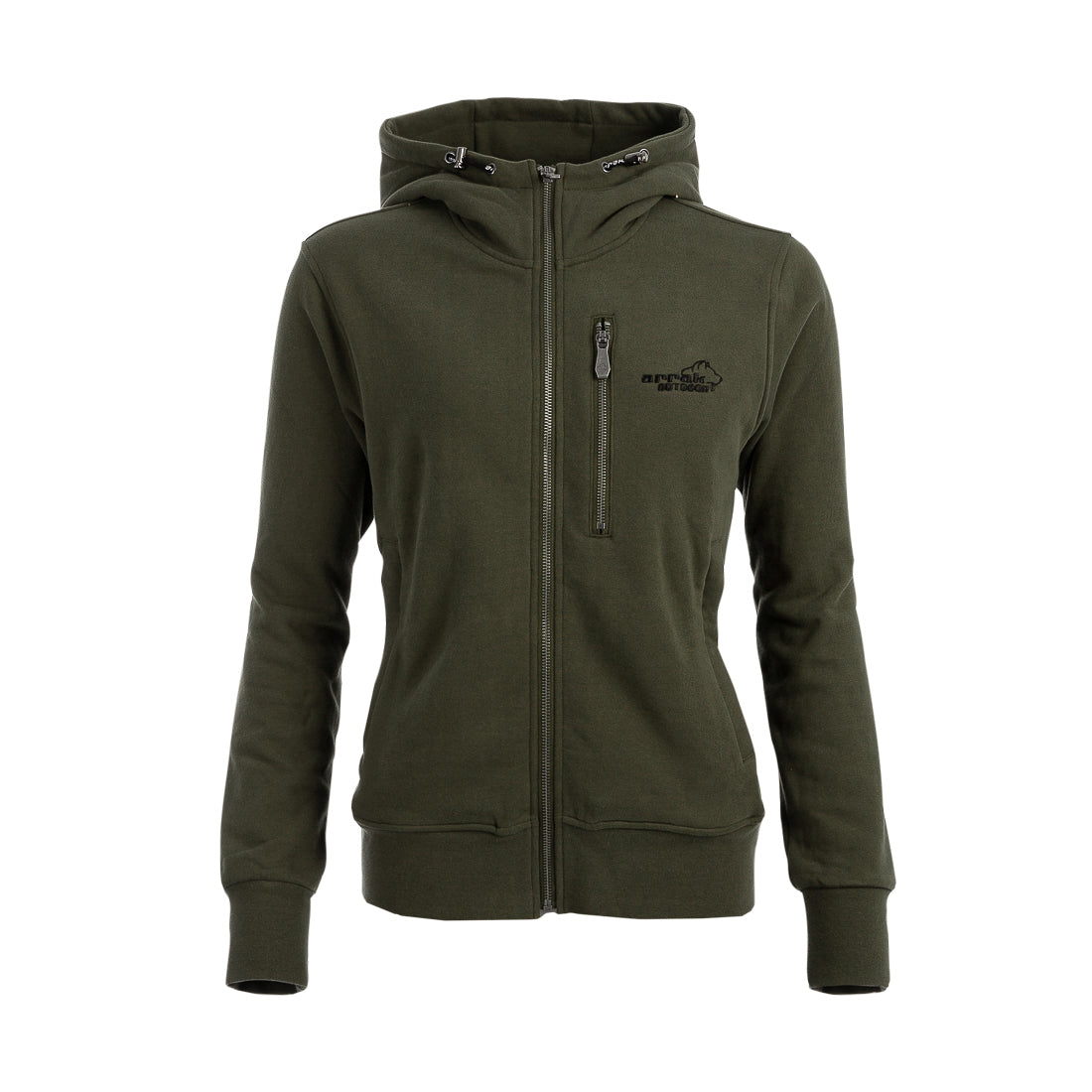 Arrak Sporty Hoodie huppari, oliivi