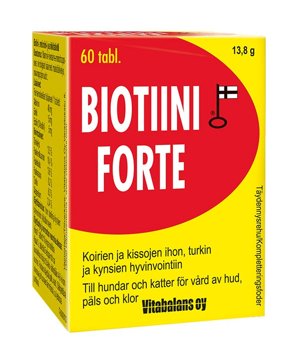 Biotiini Forte biotiinivalmiste – Murren Murkina