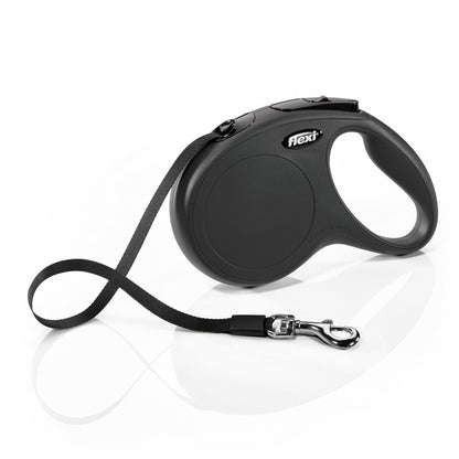 Flexi New Classic S 5m kelatalutin koiralle nauhalla
