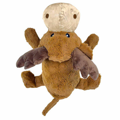 KONG Cozie Marvin Moose XL Jumbo iso koiran pehmolelu vingulla
