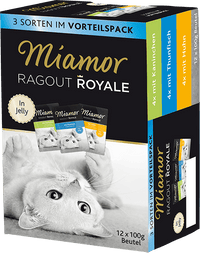 Miamor Ragout Royale Kani, tonnikala ja kana 12x100g monipakkaus