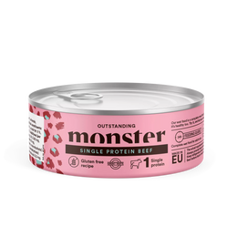 Monster Cat Single protein nauta kissan märkäruoka 100 g