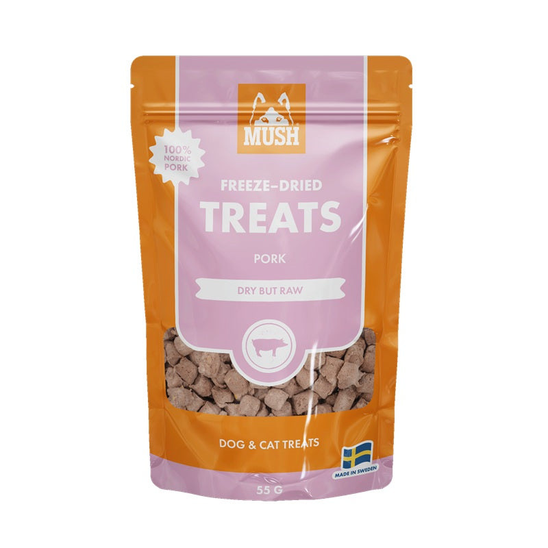 MUSH Freeze-dried Treat pakastekuivattu possu 55 g