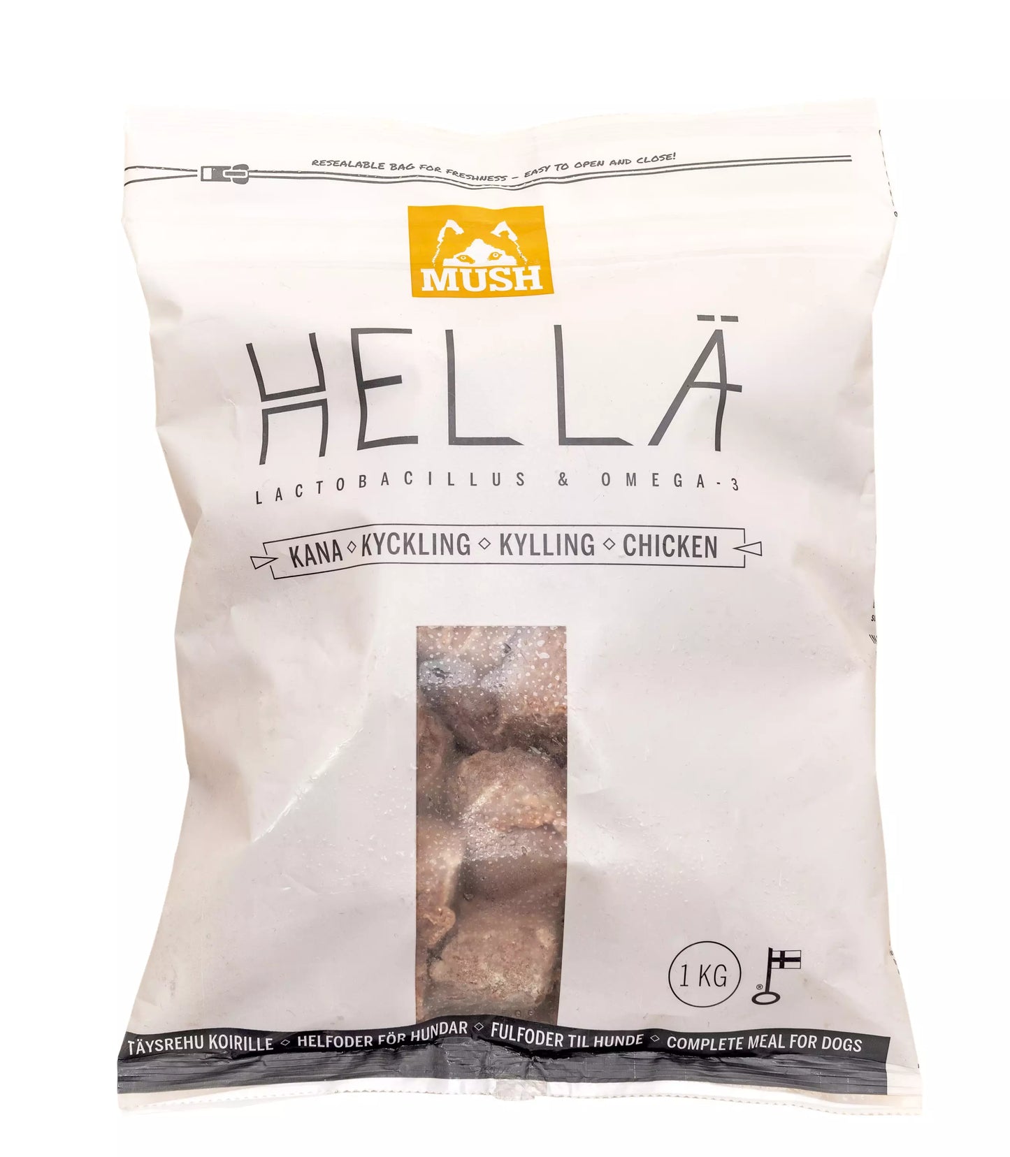 MUSH Hellä Kana koiran täysravinto