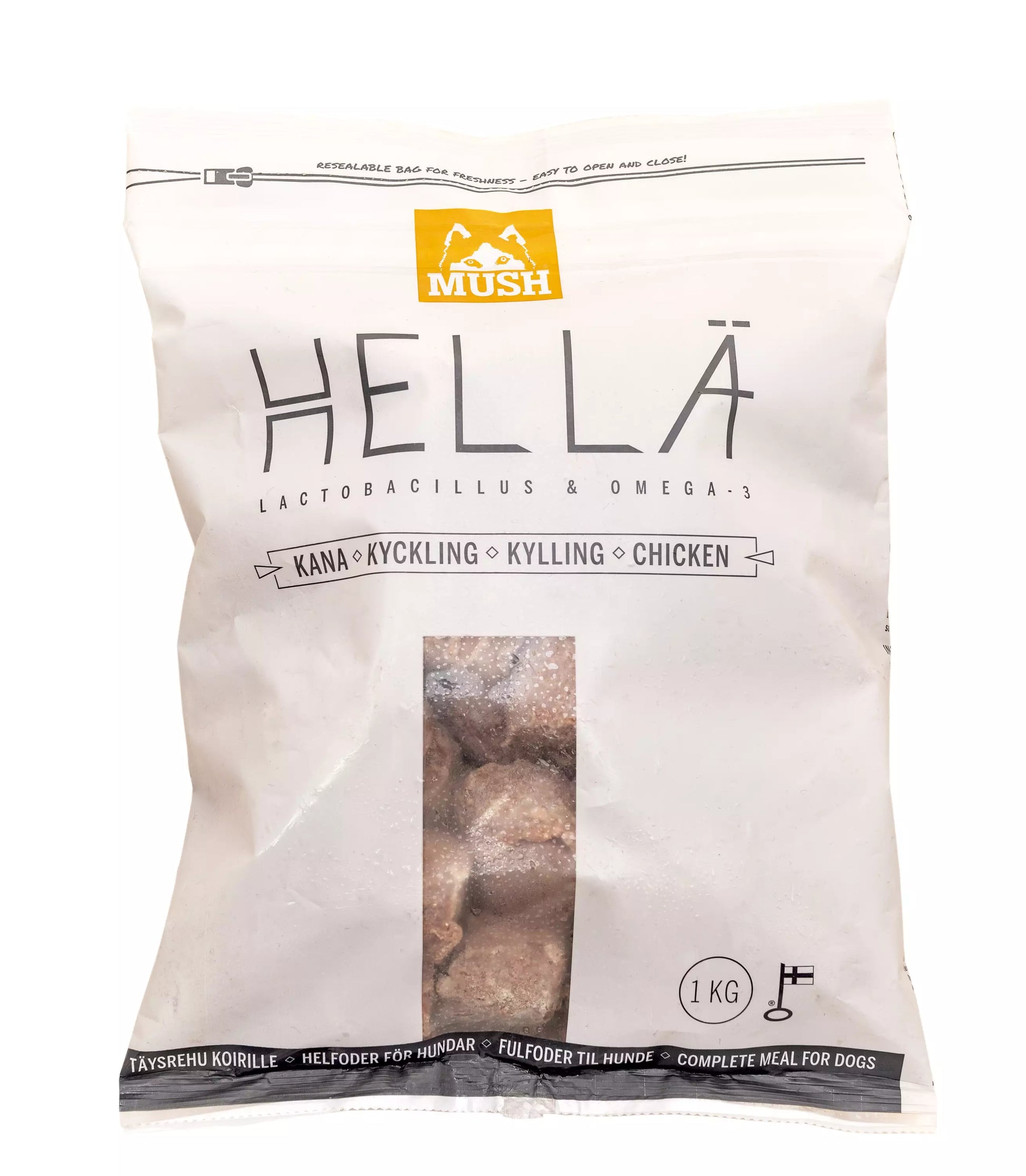 MUSH Hellä Kana koiran täysravinto