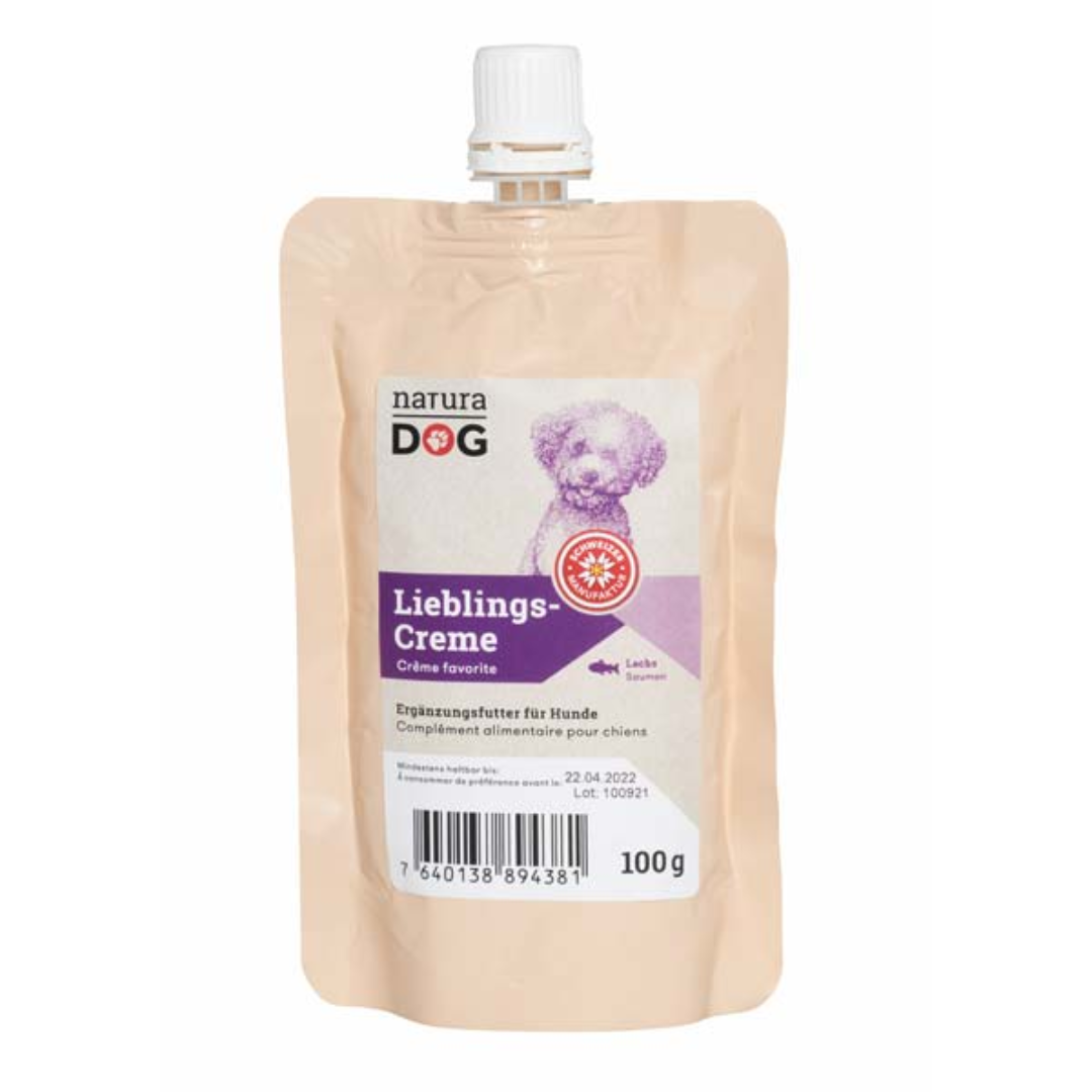 NaturaPet Dog Herkkukreemi koiralle Lohi 100 g