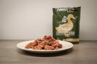 Naturea Duck koiran märkäruoka lautasella