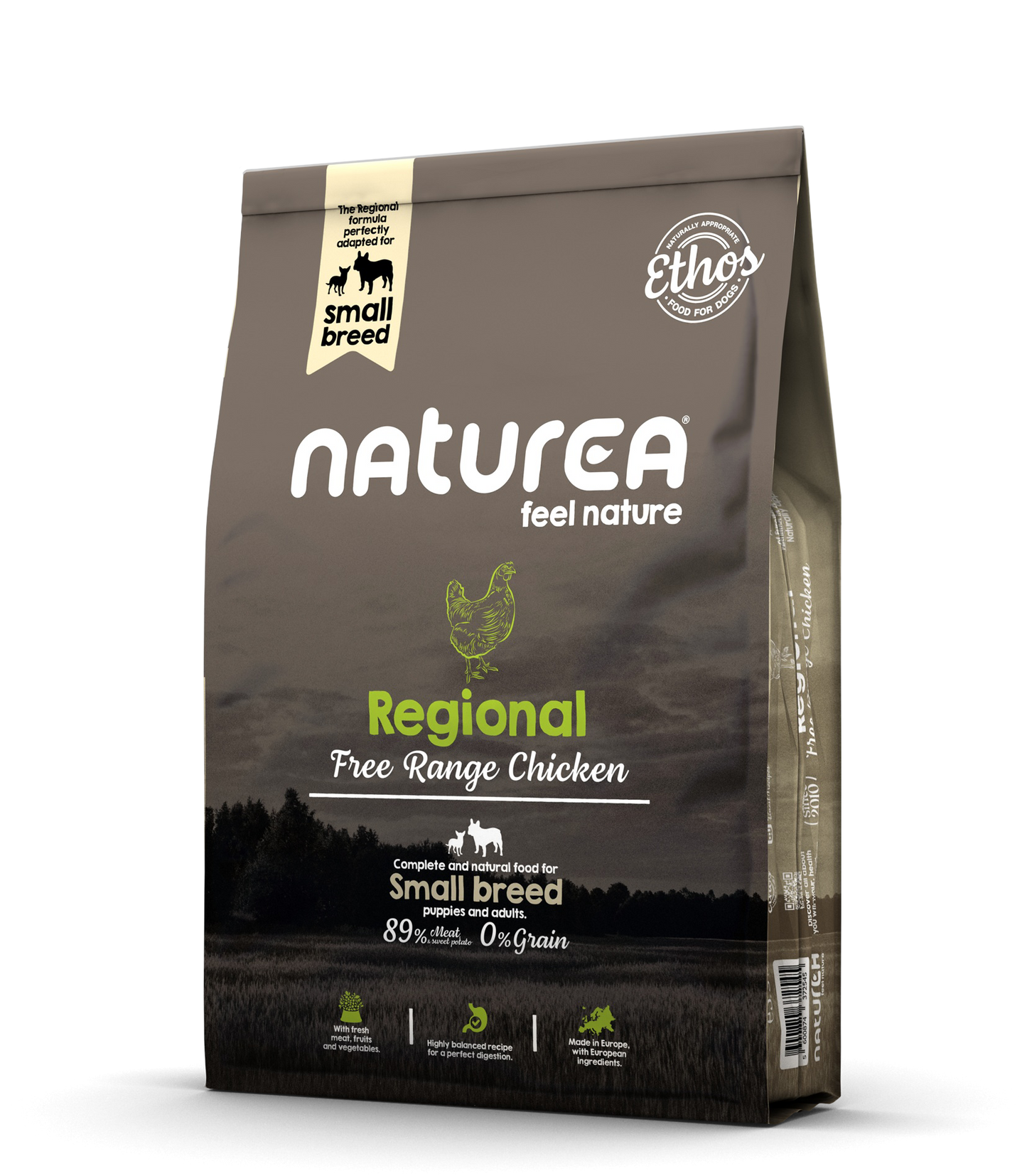 Naturea Ethos Regional Chicken Small Breed viljaton koiranruoka pienille koirille