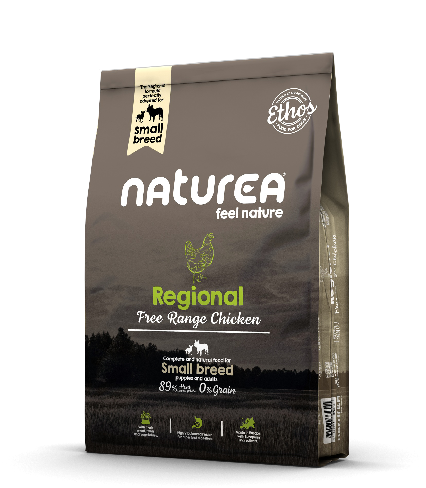 Naturea Ethos Regional Chicken Small Breed viljaton koiranruoka pienille koirille