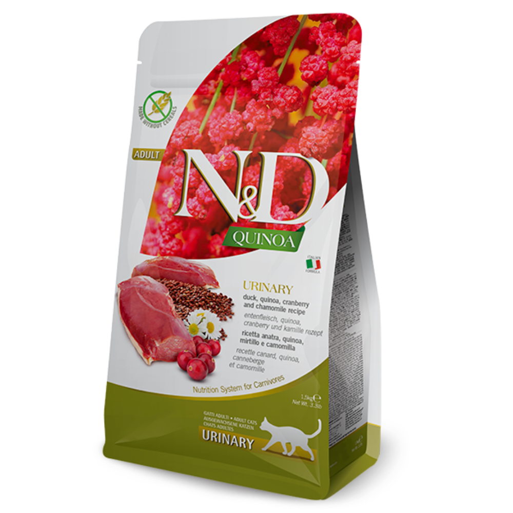 N&D Cat Quinoa Urinary kissan kuivaruoka