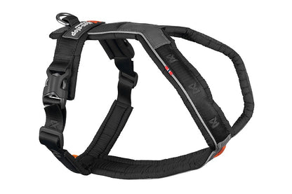 Non-stop dogwear Line Harness 5.0 koiran valjaat, musta