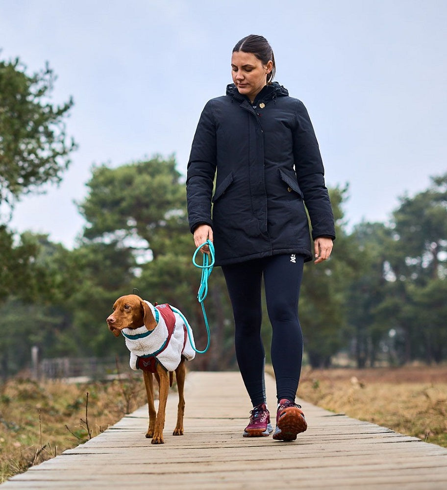 Non-stop dogwear Trekking rope leash köysitalutin, teal