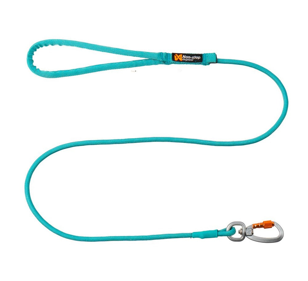 Non-stop dogwear Trekking rope leash köysitalutin, teal