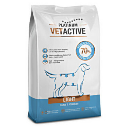 Platinum Vetactive Light puolikostea koiranruoka