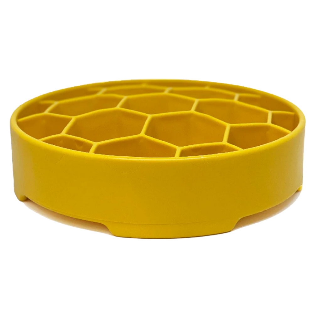 SodaPup Honeycomb koiran ahmimisenestokuppi, keltainen