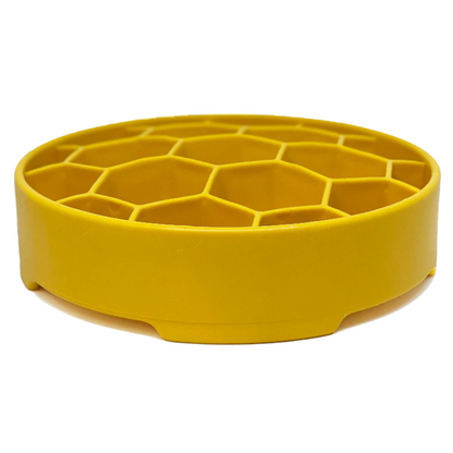 SodaPup Honeycomb koiran ahmimisenestokuppi, keltainen