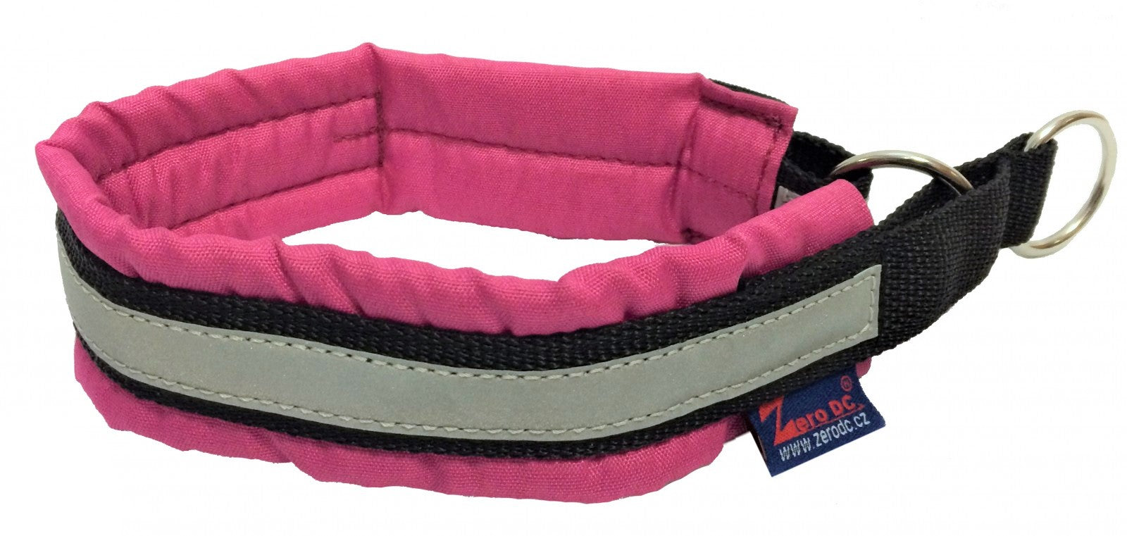 Zero DC Blizard puolikiristävä koiran kaulapanta, pinkki